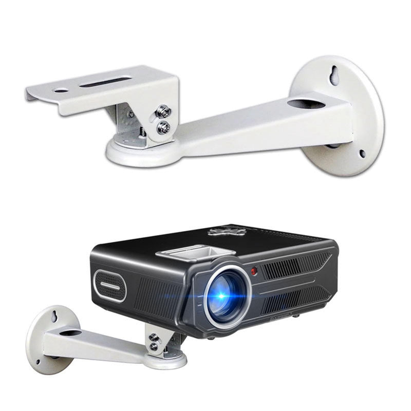 360° Rotatable Aluminum Alloy Projector Wall Mount – Shock Mini Projector Hanger for Home Office School, Sturdy and Reliable Mounting Bracket