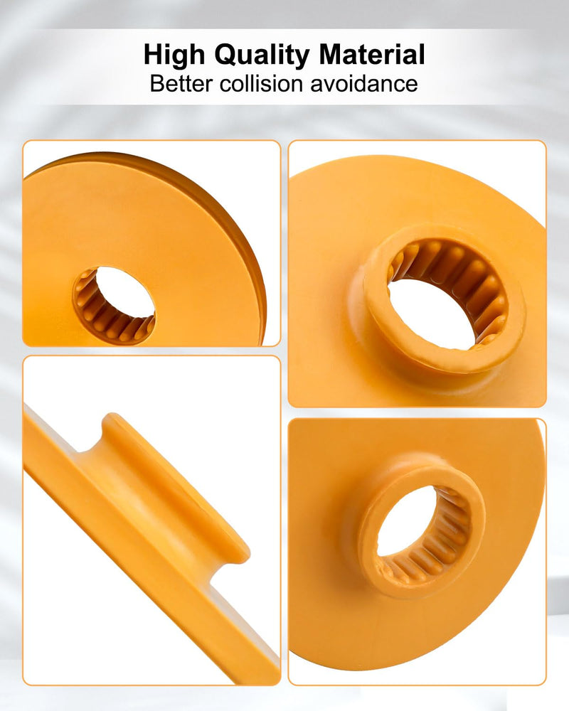 13330714 5.31" Rear Suspension Bump Stop Fit for Chevrolet Impala Cruze Malibu Trax Buick Encore LaCrosse Regal Verano, Strut Bumper Bump Stop Rubber Coil Spring Insulator, 2 Pack