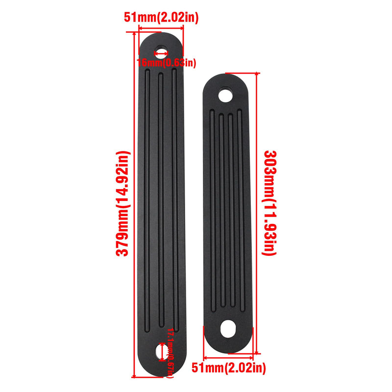 Transom Support Plate Kit TSP-1 & TSP-2DP for Top Bolt Holes and Lower Support Bolt Holes 15” x 2” / 12” x 2” Replace 3001-8067