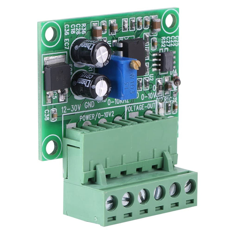 0-10KHz to 0-10V Frequency to Voltage Converter Module F/V Digital to Analog Board for Switching PLC and VFD Inverter PWM to Voltage Digital Analog Board