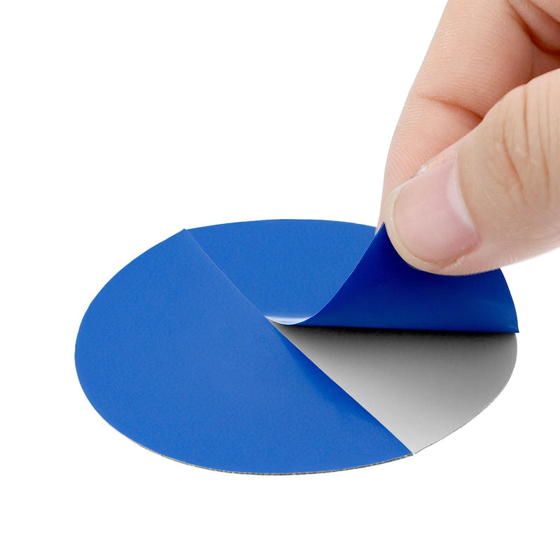 QWORK Tire Repair Patch Kit - 80 Pieces, 58mm Diameter, High Adhesion Rubber Patches for All Tire Types, Quick No-Heat Repair