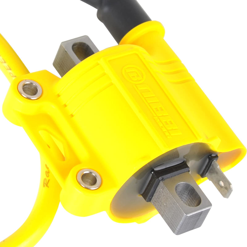 NIBBI Universal Ignition Coil 2/4 Stroke,Motorcycle High Performance Ignition Coil, fit 4T 2T Street Dirt Bike for ATV Scooter Go Kart Pit Bike GY6 Performance Part(6V/12V/24V) L