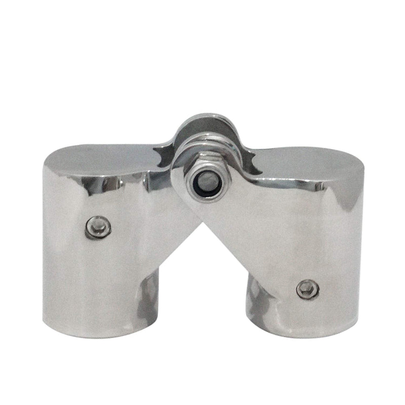 316 Stainless Steel Folding Swivel Connector Fitting for 7/8INCH Boat Hand Rail Tube/Pipe For (25mm)1nch O.D tube