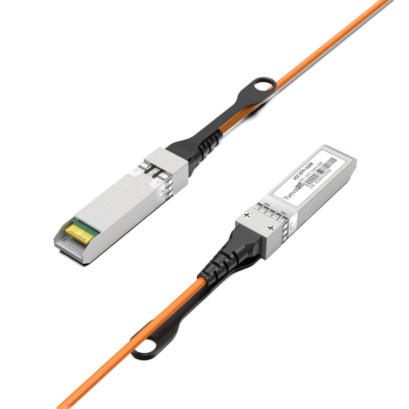 10G SFP+ to SFP+ Active Optical Fiber Cable Direct Attach Copper with Multi-Mode Fiber Cable for Cisco,MikroTik,Ubiquiti...Etc Switch(AOC 20Meters) 20M(65.6ft) AOC