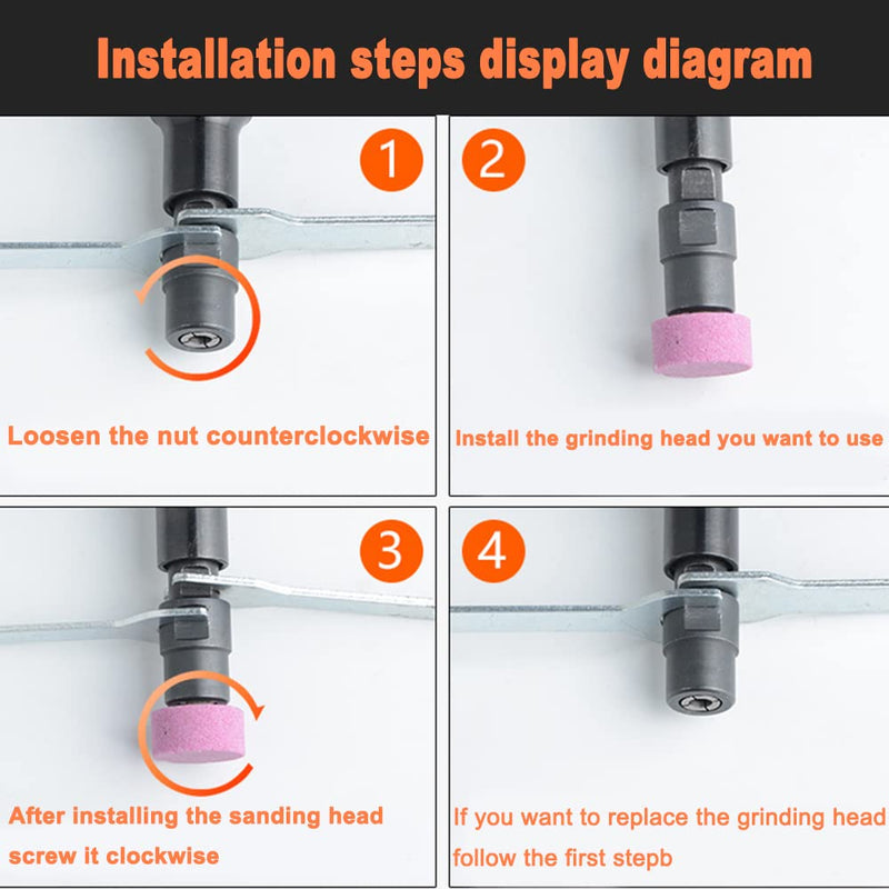 1/4'' 1/8'' Extended Air Die Grinder Pneumatic Powerd Grinding Tool High Speed Engraving Tool