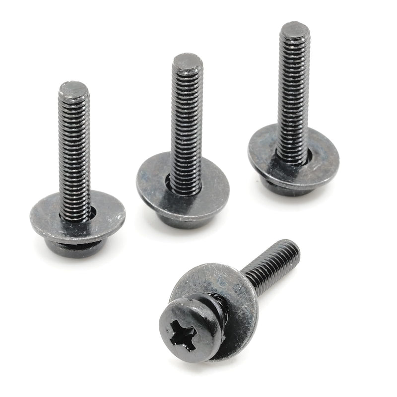 ReplacementScrews M4 Wall Mount Screws Compatible with Samsung 19-22mm Installations (1.25mm Pitch)
