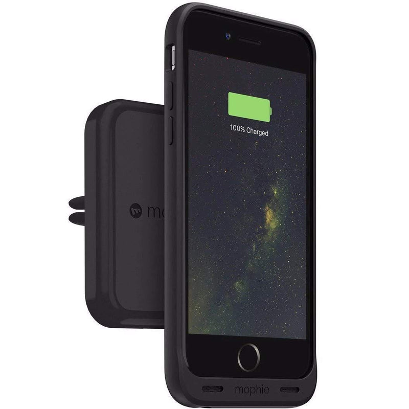 mophie Wireless Charging Car Vent Mount for mophie cases with Charge Force wireless power – Black