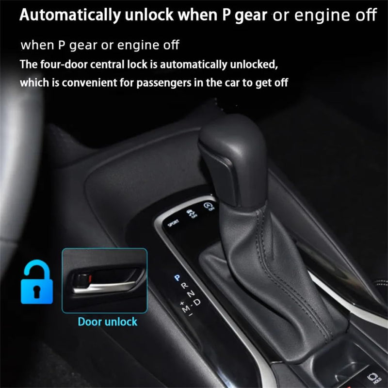 Smart Car Door Auto Speed Lock Unlock Module for Toyota Rav4 2010 2011 2012 2013 2014 2015 2016 2017 2018 2019 2020 2021 - OBD Plug and Play