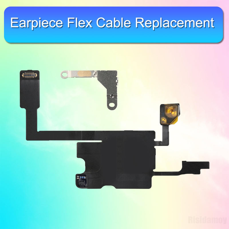 Earpiece Flex Cable Replacement for iPhone 14 Pro Max Ear Speaker Connector Repair for iPhone 14promax Proximity Ambient Light Sensor Fix for A2651 A2893 A2894 A2895 A2896