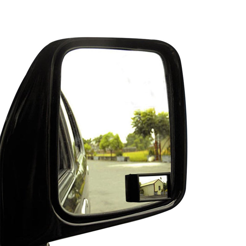 Hypersonic Blind Spot Mirror Convex Wide Angle Rear View Car Outside Universal Fit Stick Mirrors
