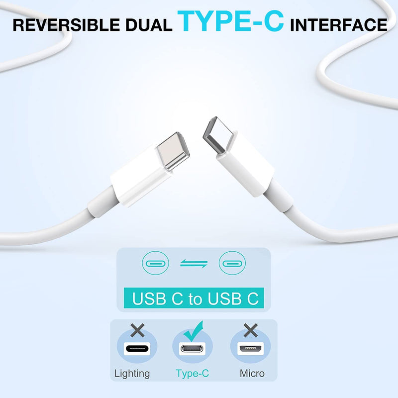 10FT Fast Charging for iPhone 16 15 Charger,2Pack 20W USBC Wall Charger Travel Plug Block Long 10Foot iPhone 16 15 Charging Cable for iPhone 16/16 Pro/15/15 Plus/15 Pro/15 Pro Max/iPad Mini 6/iPad Air 2Pack (10FT C-C) 2