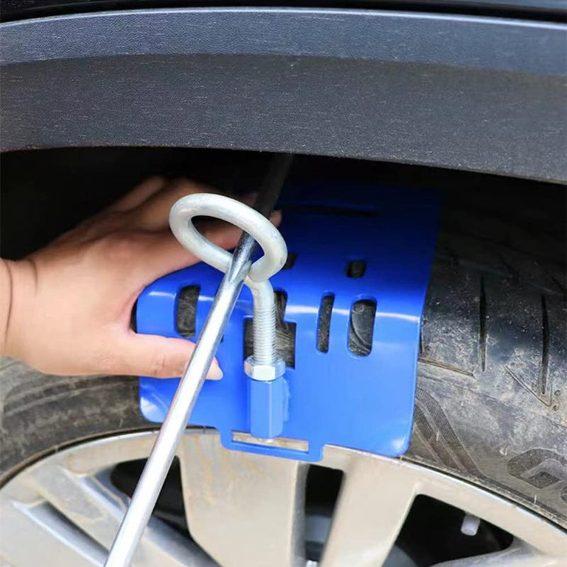 Car Dent Repair Tire Support Tool, Dent Repair Tire Bracket, Traceless Sheet Metal Spray Paint Shaping Crowbar Bracket Base Bump Repair