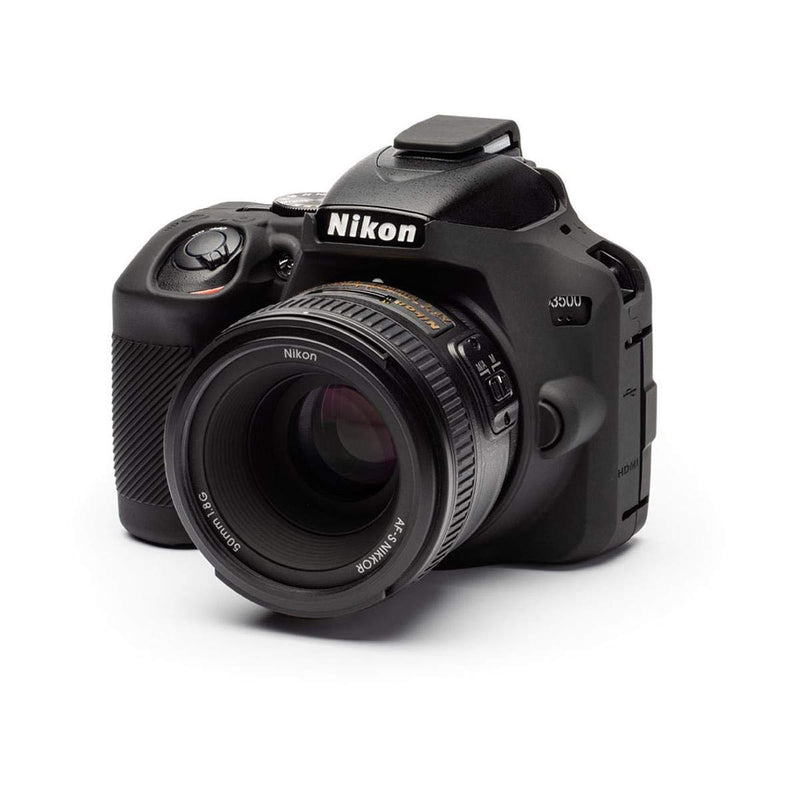 easyCover - Silicone camera case - Protection for your camera - Nikon D3500 - black