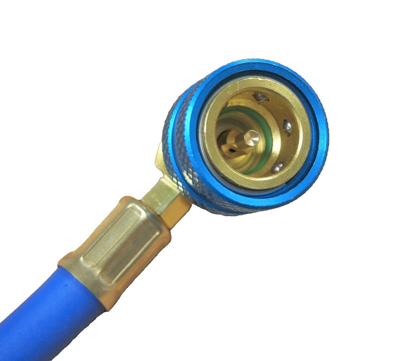 Hoteche Self-Sealing R1234yf A/C Can Tap Gauge Hose Recharge AC Conditioning 1/2" Acme Left Hand Threads HD77