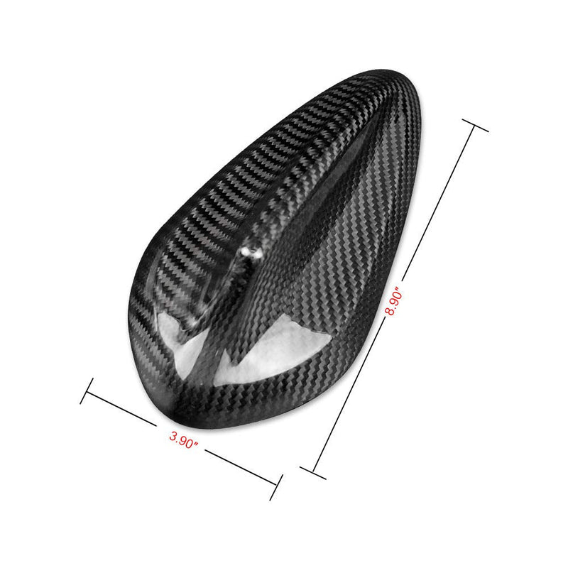 AIRSPEED Carbon Fiber Car Shark Fin Antenna Cover Radio Signal Base Sticker for BMW F22 F87 M2 F30 F35 F80 M3 G20 F32 F36 F82 M4 G30 G38 F90 M5 G11 G12 Accessories (Black) for F30 F32 F22 M3 M4 M5 Black