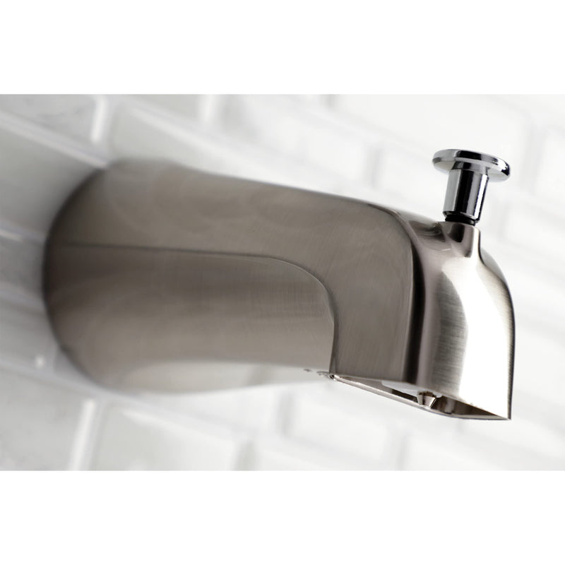 Kingston Brass K188A7SB 5-1/4 Inch Zinc Tub Spout with Diverter, Brushed Brass