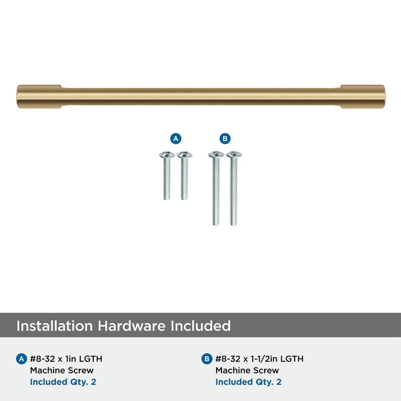 Amerock | Cabinet Pull | Champagne Bronze | 6-5/16 in (160 mm) Center-to-Center Drawer Pull | Riva | Kitchen and Bath Hardware | Furniture Hardware (Pack of 2) 6-5/16 inch (160mm) Center-to-Center (Pack of 2)