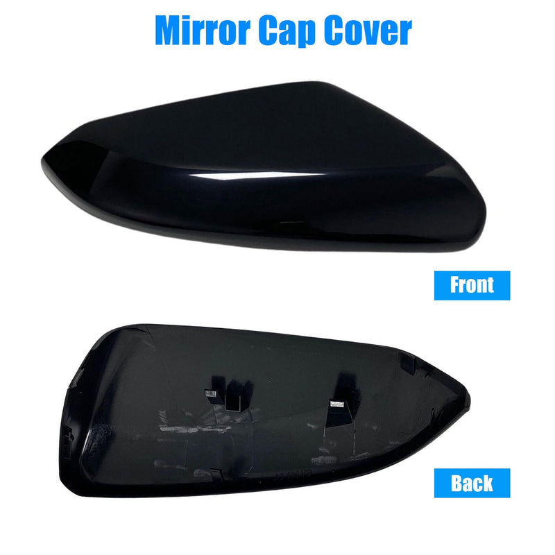 Priprilod Right Passenger Side Mirror Cap Cover Compatible With Honda Civic 2016 2017 2018 2019 2020 2021 Glossy Black 76201-TBA-A11ZF 76201-TBA-A21ZG
