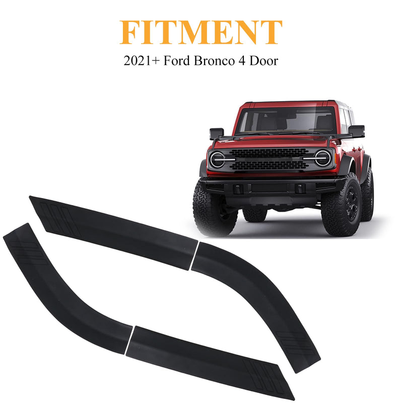 for Bronco D-Pillar Roll Bar Padding Protector Cover,Roll Cage Cover Scratches Protector Prevent Scratching for Ford Bronco 2021 2022 2023 4 Door Accessories,Roll Bar Cover Protectors,4PCS