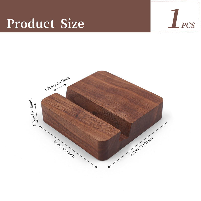 1 Pcs CD Display Rack, Solid Wood Tabletop Cd Holder Stand, Single DVD Holder for CD/DVD/Phone/Albums (Brown) Brown