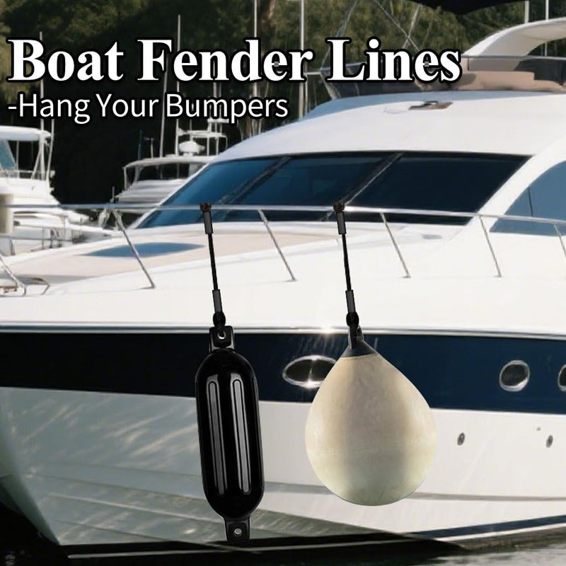 3FT Bungee Dock Line for Boats with Loops – Connect or Secure Docking for Small & Medium Sized Boats Like Kayak,PWC, Canoe, Bass Boat, Jon Boat, Boat Fender Lines (Blue,Black&White) Blue,black&white