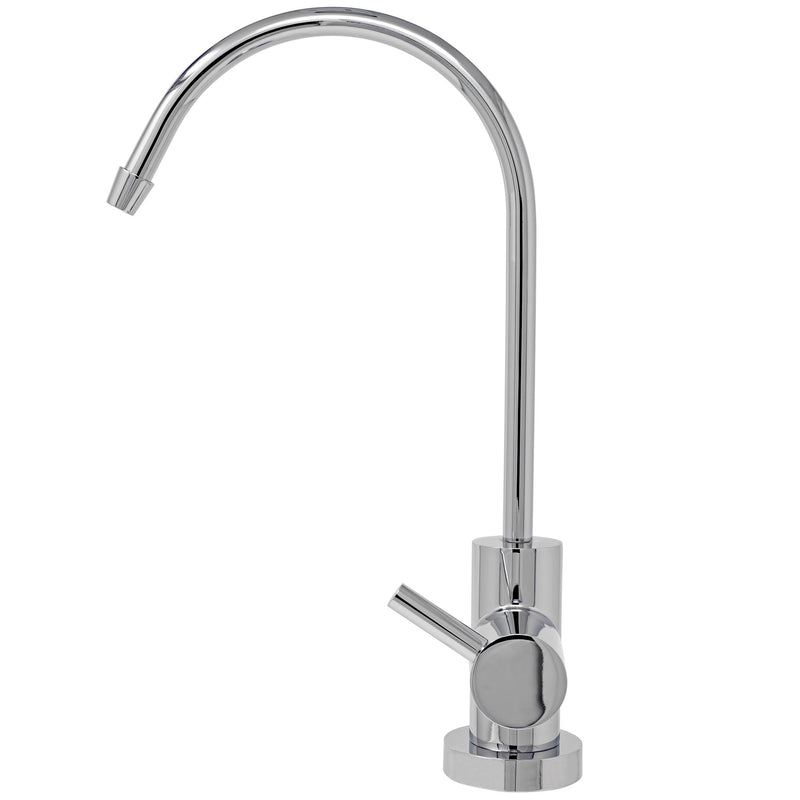Metpure Non Air Gap RO Water Filtration System Water Dispenser Spout (Chrome). Euro Style with Faucet Wrench NSF Certified. Chrome