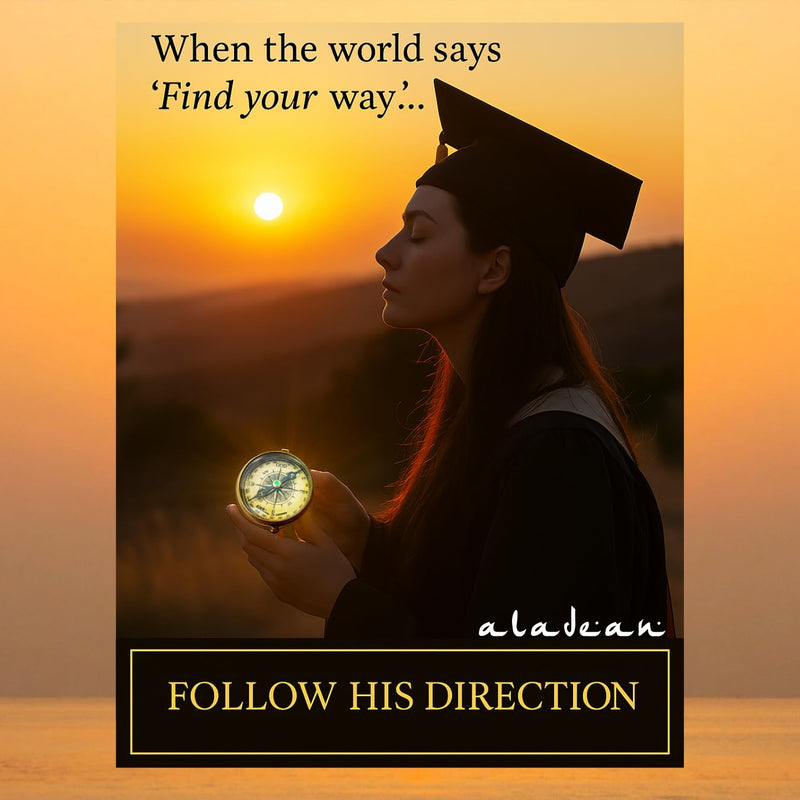 ALADEAN Religious Christian Gift Compass - The Lord Will Guide | Uplifting Baptism Gift - Communion 2025 Graduation 2026 Confirmation Gifts #1 Lord Will Guide You