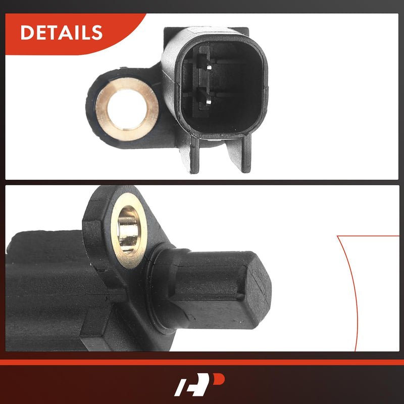 A-Premium 2PC Set Rear Side ABS Wheel Speed Sensor Compatible with Ford, Mazda, Lincoln & Volvo Models - Escape, Focus, C-Max, Transit Connect, 3, 3 Sport, 5, MKC, XC60, S60, XC70, S80, C70 2