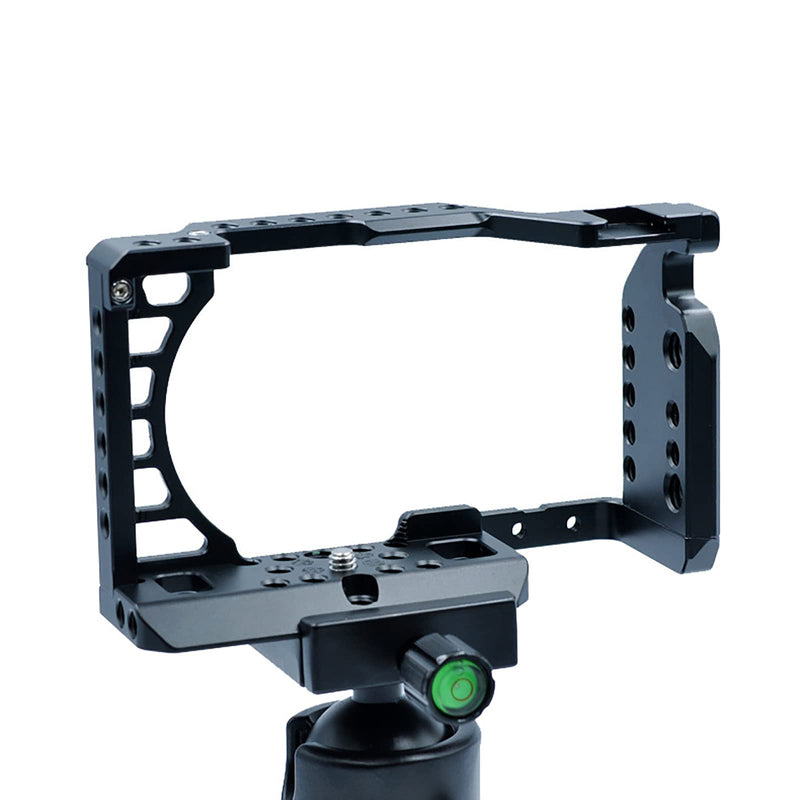 Easy Hood Camera Cage for Sony Alpha A6100/A6400/A6300/A6500/A6000 Camera | Soft Silicone, Enhanced Grip, Slim Fit, Lightweight, Camera Protective Cover, Camera Body Skin Protector, Easy to Install