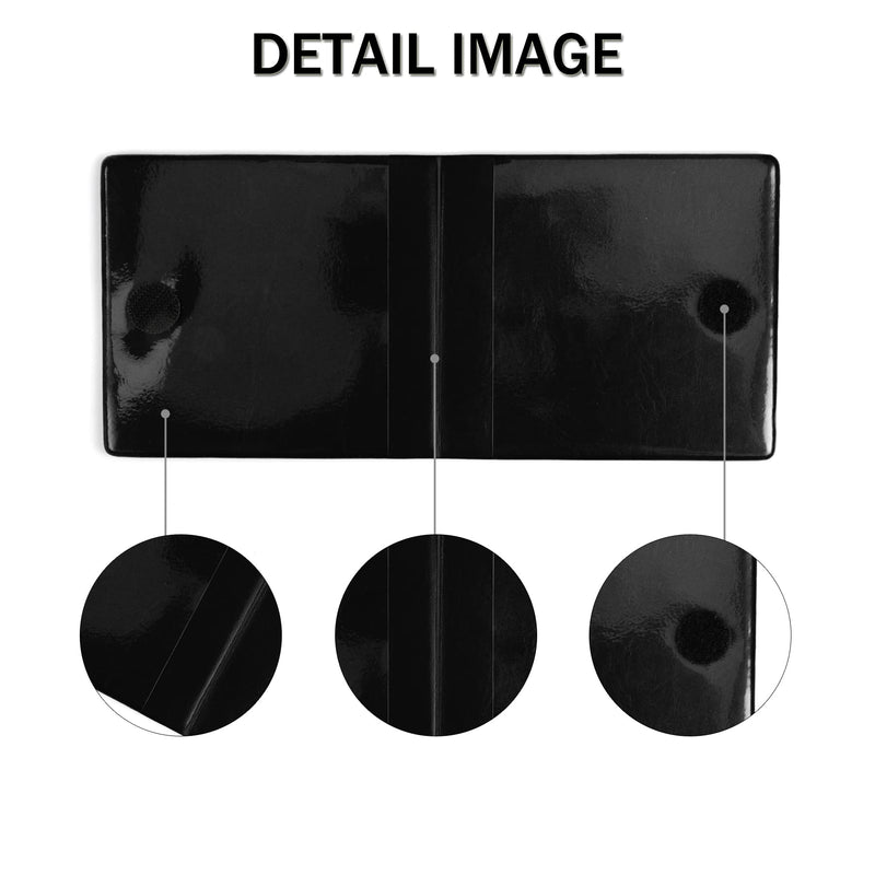 UYYE Car Registration and Insurance Card Holder, Vehicle Glove Box Car Organizer, Interior Car Accessories for Documents, Cards, License - 2 Pack black1