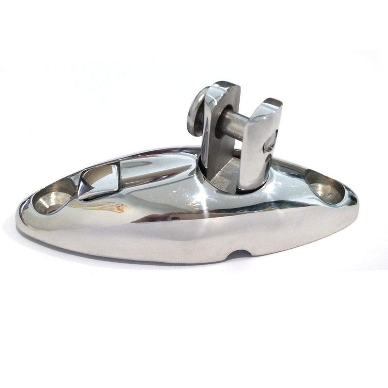 NRC&XRC 316 Stainless Steel Pair of Quick Release Bimini Top Swivel Hinge Deck Side Mount Without fasterneres