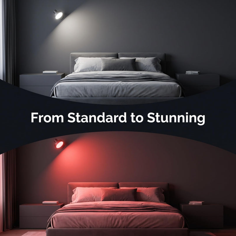 Toyvian 20pcs Red Light Filter Stickers 44mm Adhesive Lighting Filter Film for LED Ceiling Spotlights Mood Lighting Diffuser Film for Video and Ambient Use