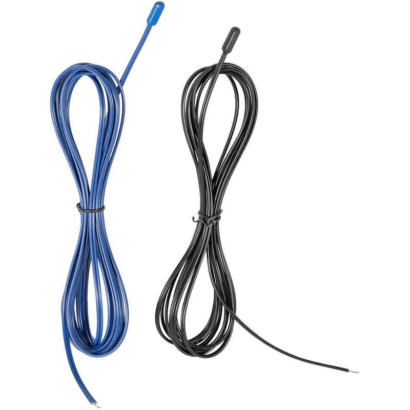 119" Temperature Probe Sensors (Black and Blue) Fit for Dixell, Carel, for Commercial Refrigerators and Freezers (2 PCS)