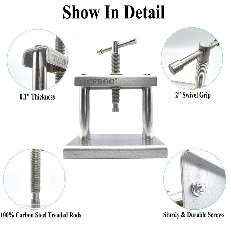 Watch Press Tool Set, Back Case Closer for Closing the Cover, Watch Battery Replacement, Watch Opener Remover, Repair Kit for Wristwatches with 18PCS Molds and A Pry Opening, Compatible with Round and Square Rectangular Dials and Backs 18 Dies