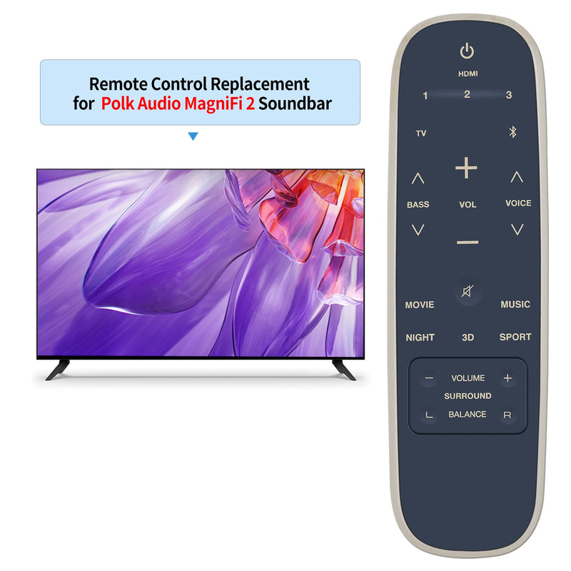 PZL New Replacement Remote Control for Polk Audio MagniFi 2 Soundbar