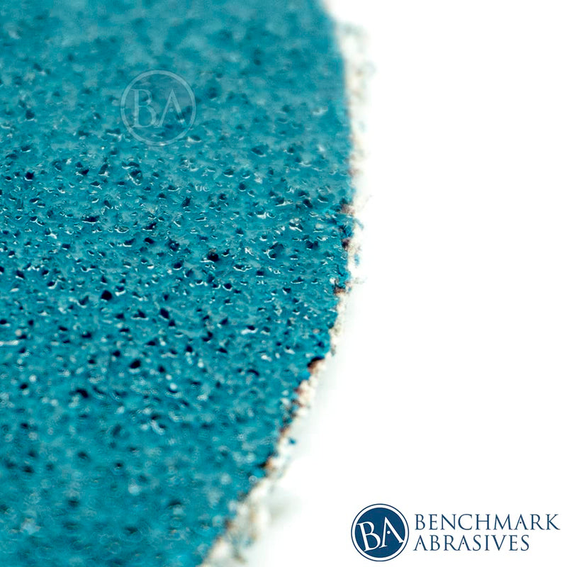 Benchmark Abrasives PSA No Hole 8 Inch Sanding Discs with Zirconia Grains Automotive Orbital Sander Sandpaper - 8 Inch Sanding Disc Self Stick Adhesive Back - Surface Blending (10 Pack), 60 Grit