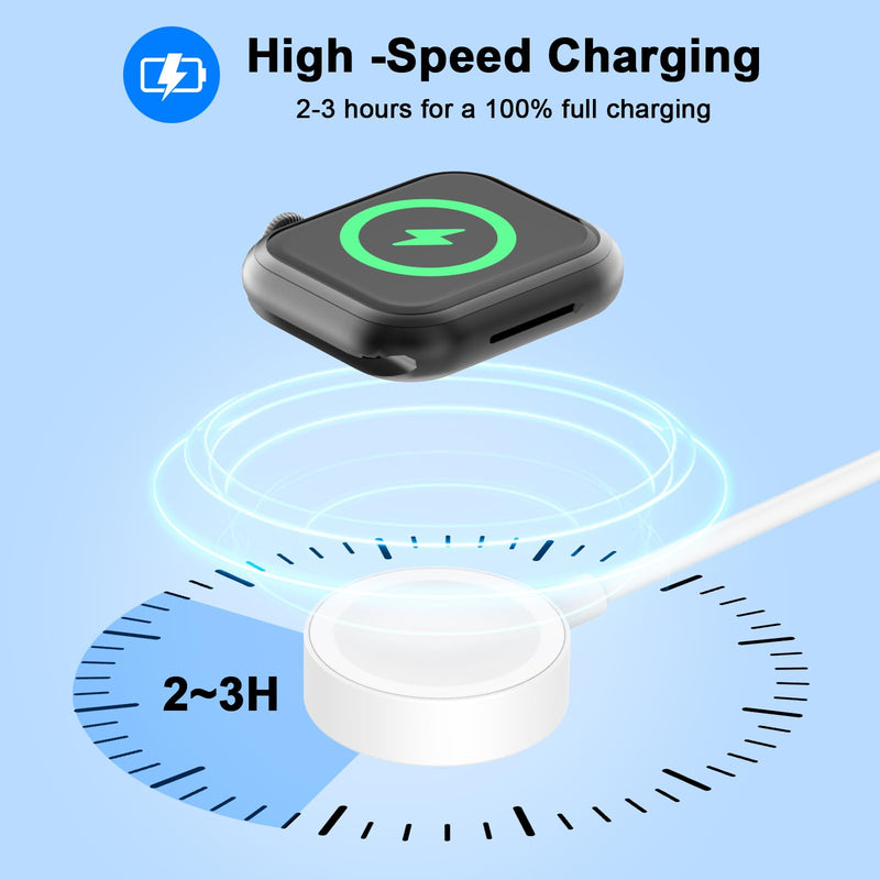 3𝐏𝐚𝐜𝐤 𝐔𝐩𝐠𝐫𝐚𝐝𝐞𝐝 for Apple Watch Charger,esbeecables 3.3FT Portable USB Magnetic Wireless Fast iWatch Charger Cable Compatible with iWatch Ultra/Series 11/10/9/8/7/6/SE/SE2/5/4/3/2/1