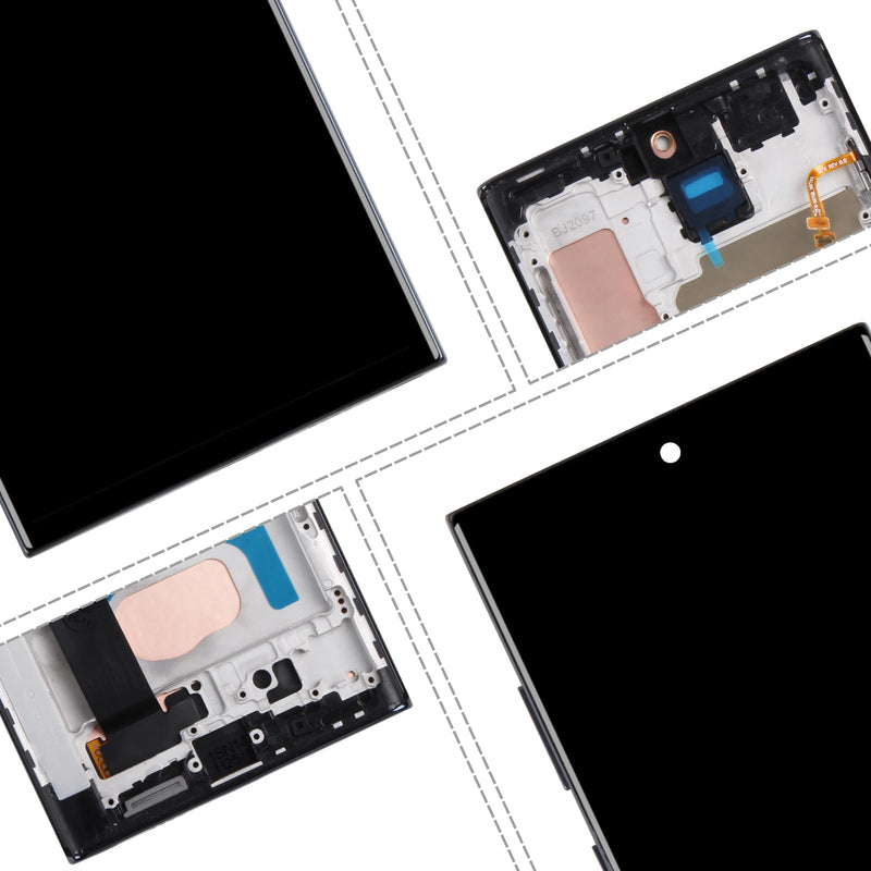 for Samsung Galaxy Note 10 Plus Screen Replacement with Frame,Incell,Black | for SM-N975 SM-N976,Note10+ LCD Display Touch Digitizer Assembly, with Repair Kits