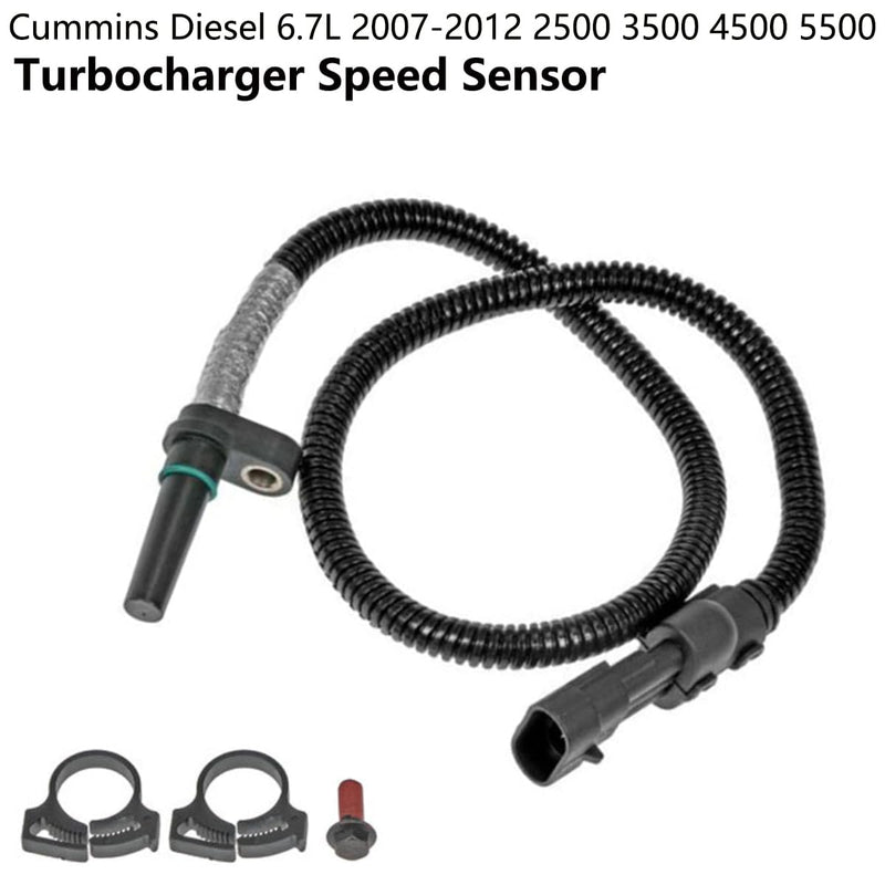  [AUSTRALIA] - Turbocharger Speed Sensor, Turbo Charger Output Speed Sensor for Cummins ISB ISC ISX 6.7L Diesel Dodge RAM 2500 3500 4500 5500 4032806 CHENHO Speed Sensor 6.7 Liter Turbo Turbocharger Speed Sensor For 2007-2012