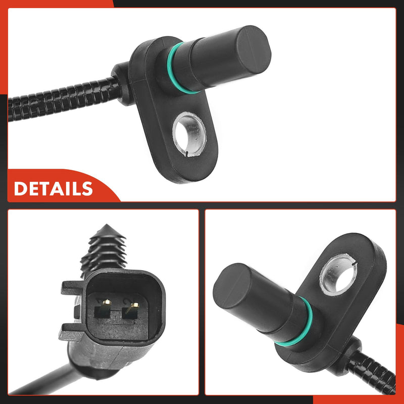 A-Premium 2PC-Set Rear ABS Wheel Speed Sensor for Chevy Silverado 1500 2014-2019, GMC Sierra 1500 2014-2019, Yukon 2015-2017, Sierra 1500 Limited 2019 - Rear Driver & Passenger Side