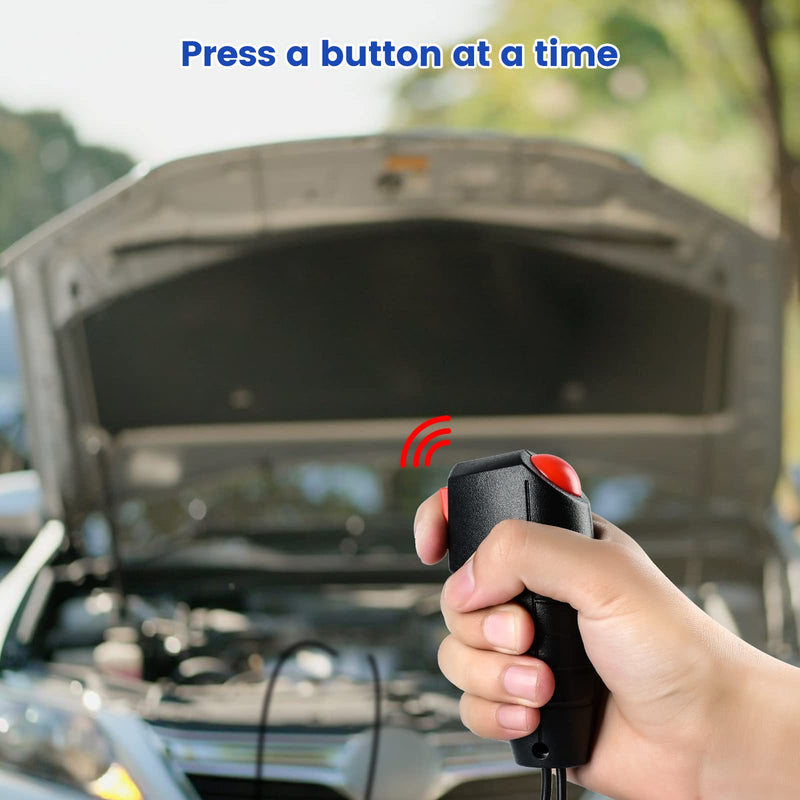 Remote Starter Switch, Haoguo Starter Button Used for 6v, 12v, 24v Vehicle System, Ergonomic Design