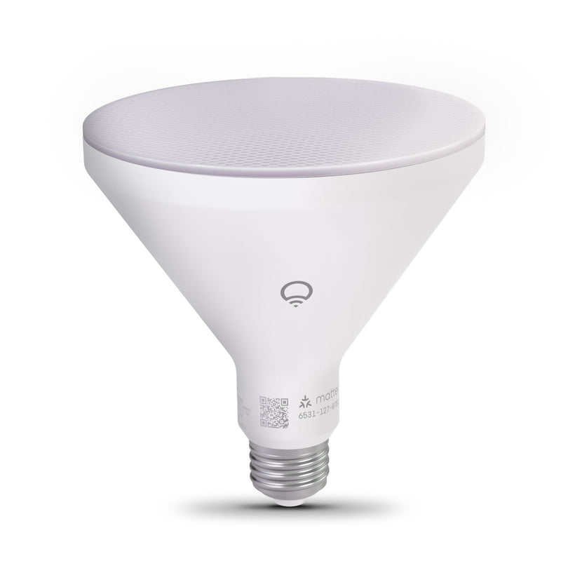 LIFX Smart Flood Light Bulb PAR38 E26 (1 Pack), Color Changing RGB + Warm White 1600 Lumens 150W Equivalent Tunable LED, 90+ CRI, Matter Compatible, Apple HomeKit, Alexa & Google Home Dimmable