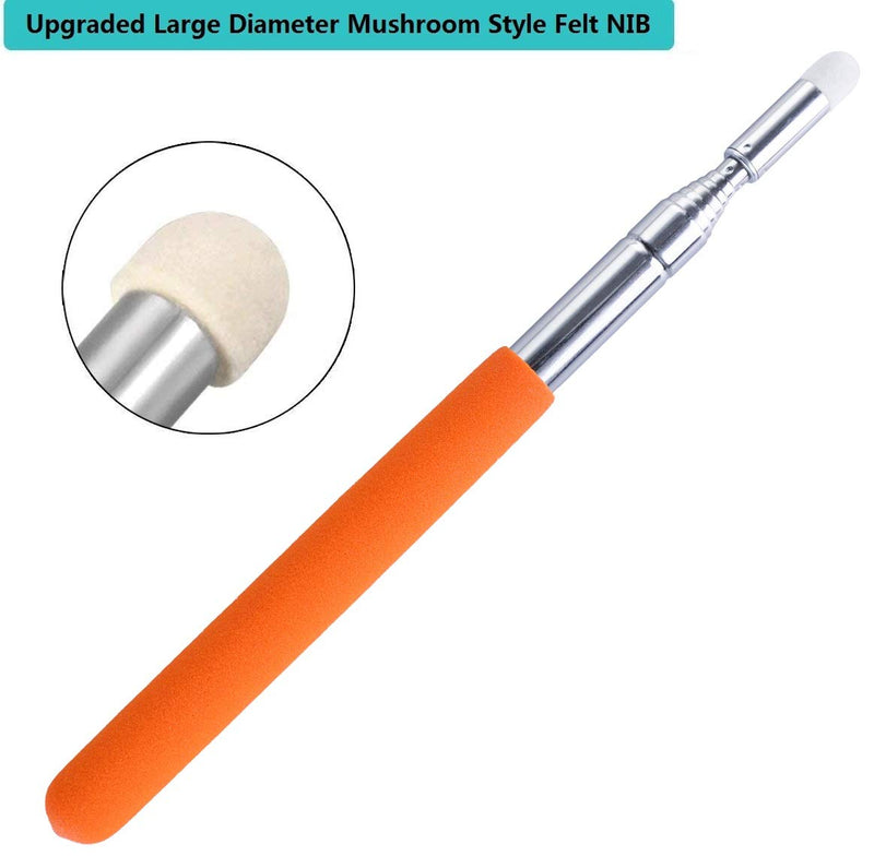 Pointer Sticks,Extendable Pointer,Hand Pointer for Classroom,Classroom Pointer for Teacher,Telescopic Teacher Pointer Retractable Pointer Hand Pointer for Kids Whiteboard Pointer (Orange) Orange