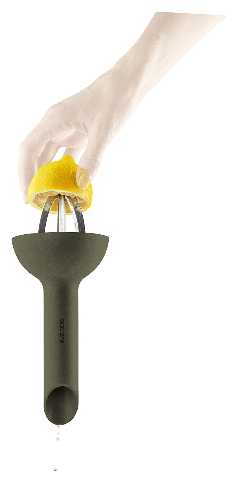 EVA SOLO | Green Tools Citrus Press | Manual Juicer With Funnel | Danish Design & Functionality | Tools Kitchen Gadgets & Accessories