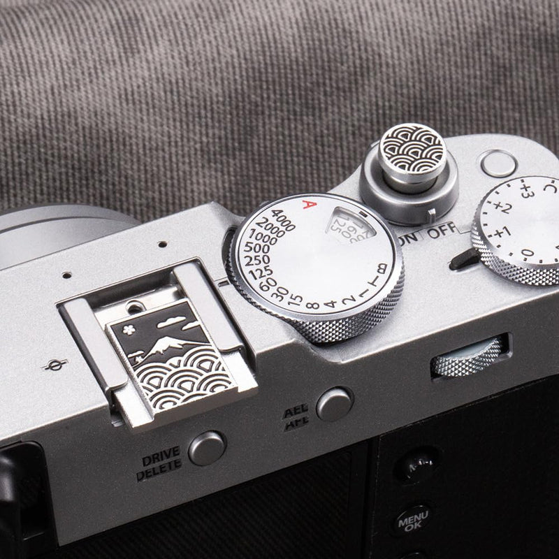 Camera hot Shoe Cover for Fuji x100vi/ x100f/ xt5 (YH hot Shoe Cover and Botton) YH hot shoe cover and botton