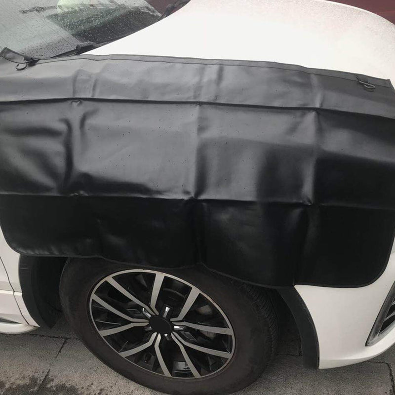 Magnetic Fender Cover, Magnetic Mat Pad for Mechanics, Automotive Mechanic Work Mat for Repair PU Leather Protective Car Mat