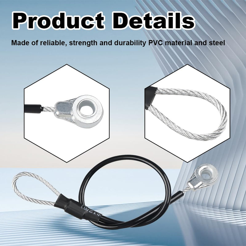 Tailgate Cables Replacement for M159508 Compatible with John Deere Gator M TE TH 6x4 TX XUV HPX615E HPX815E XUV865R XUV825E (2 Pcs)