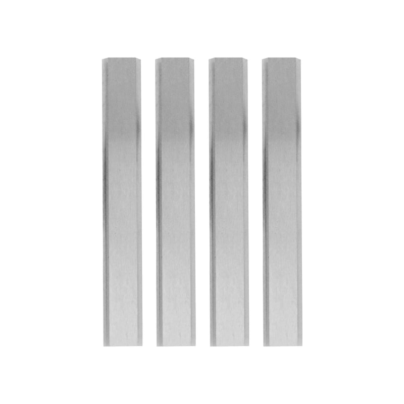 2.5" Carbide Paint Scraper Blades, Double-Edged Reversible Replacement Tungsten Steel Blades, Fit for 2.5in scraper, for Removing Paint, Wood, Glue and Grout - 4pcs 4pcs 2.5"