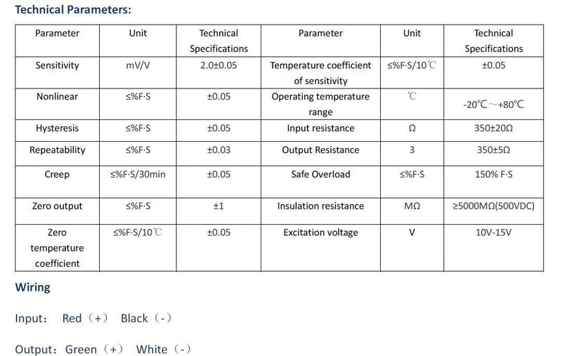 DYLY106 Micro Size 5KG S Beam Load Cell Tension and Compression Sensor