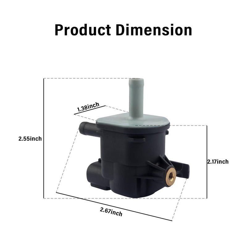 Car Vacuum Purge Valve Solenoid,Automotive Replacement Purge Valves OEM#90910-12276,Compatible with Scion Mazda Lexus Pontiac Toyota Tacoma 4Runner